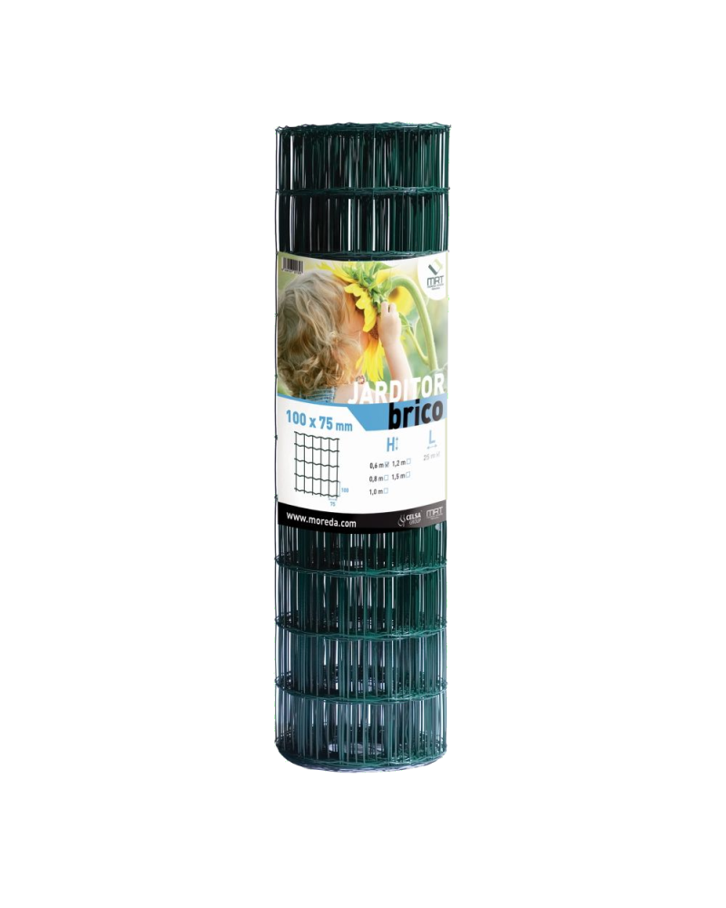 Grillage soudé Jarditor Brico plastifié vert 1m20 x 25ml