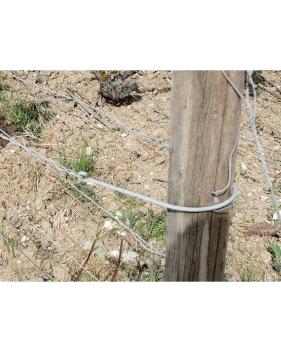 Coulisse vigne ronde diamètre 5mm pour piquets de tête (Sachet de 50)