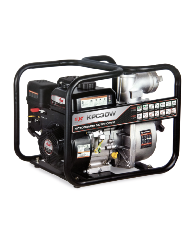 Groupe motopompe KIPOR KPC30 60M3/H ESSENCE 4TEMPS