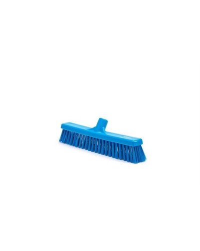 Balai VIKAN 410mm souple/dur bleu