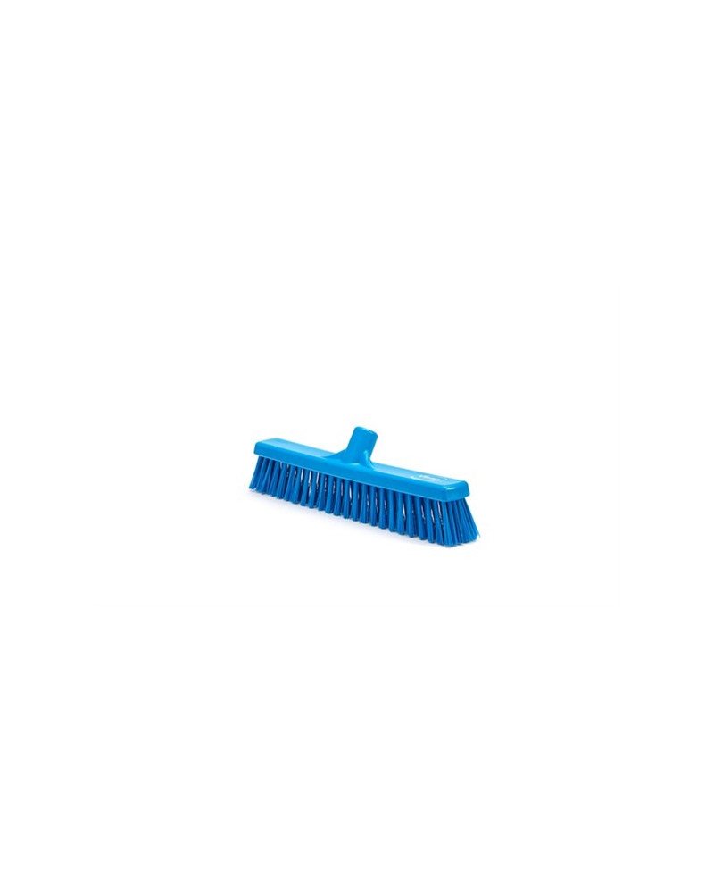 Balai VIKAN 410mm souple/dur bleu