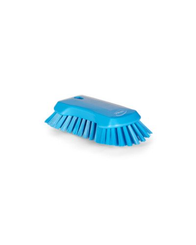 Brosse papillon à main XL VIKAN 230mm très dur bleu