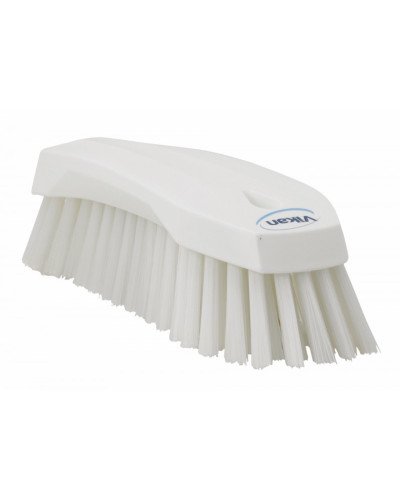 Brosse à main L VIKAN 200mm dur blanc