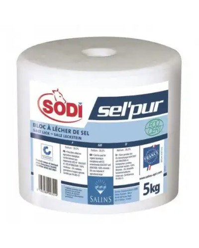 Bloc sel de mer pur en 5 KG -BIO