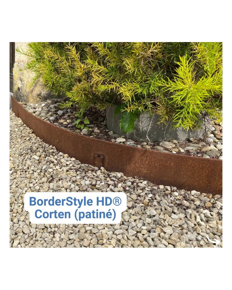 Bordure en acier CORTEN H200 EP 3MM X 2 ML Bordure en acier CORTEN H200 EP 3MM X 2 ML