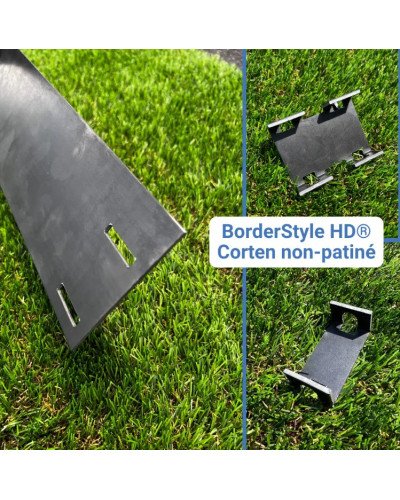 Bordure en acier CORTEN H200 EP 3MM X 2 ML Bordure en acier CORTEN H200 EP 3MM X 2 ML