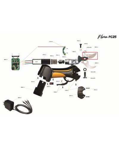 Lame Flora PC25 F001-2