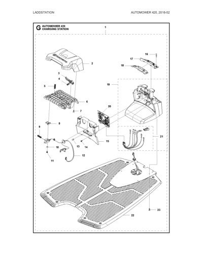 Kit câblage de station automower Husqvarna 588478903