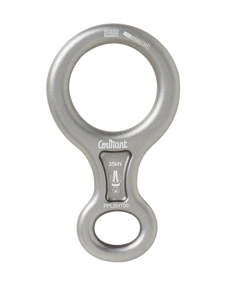 Descendeur en 8 en aluminium forgé