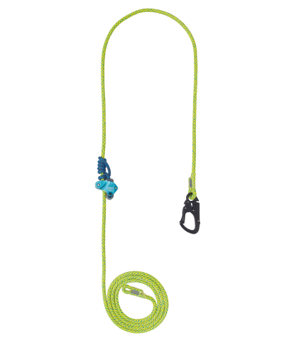 Longe souple 8mm x 3m avec prusik et poulie flexbee