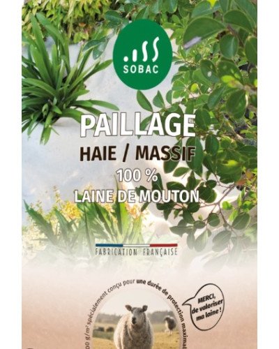 Rouleau paillage potager laine 0.6 x 3 m