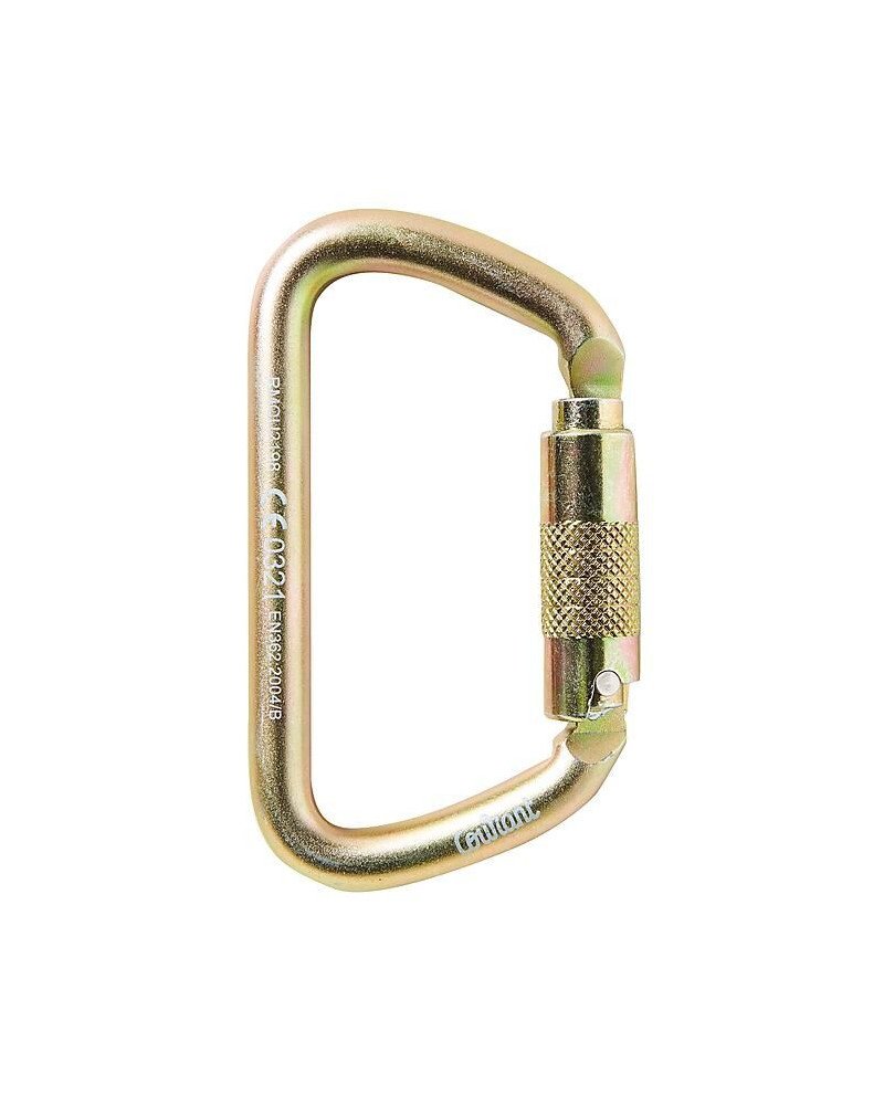 Mousqueton acier à ouverture désaxée triple lock CORE
