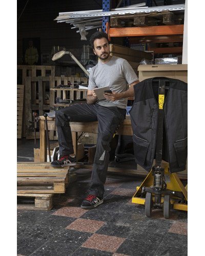 Pantalon de travail VULCAIN gris sombre/noir Taille 44 - Marque LMA