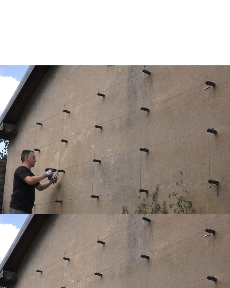 Kit pour mur végétal 4m²