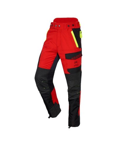 Pantalon de protection Classe 1 INFINITY rouge Taille L/44-46