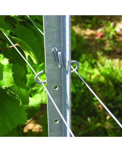 Barrette ancre galvanisée pour fil diamètre 4mm SCDC