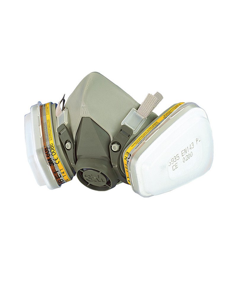 Kit demi-masque de protection réutilisable 3M™ 6200 avec cartouches A2P3