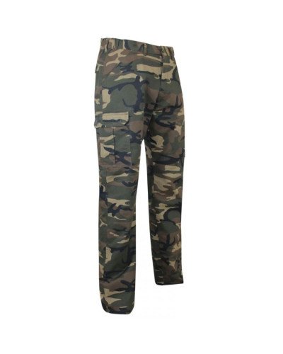 Pantalon de travail multipoches SANGLIER camouflage Taille 40