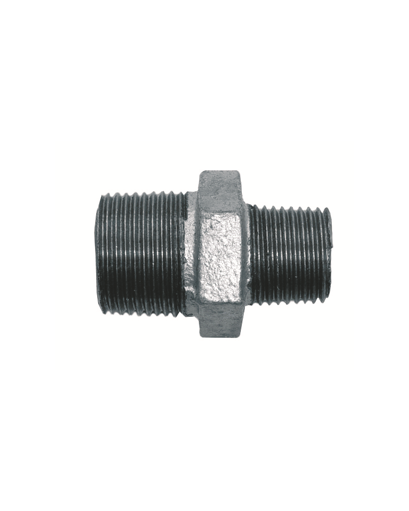 Mamelon réduit galvanisé diamètre 2"1/2 x 2" Mâle