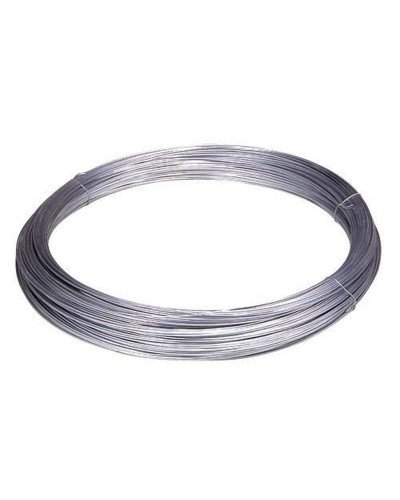 Fil de fer n°16 acier galvanisé, diamètre 2,7 mm, bobine 25 kg