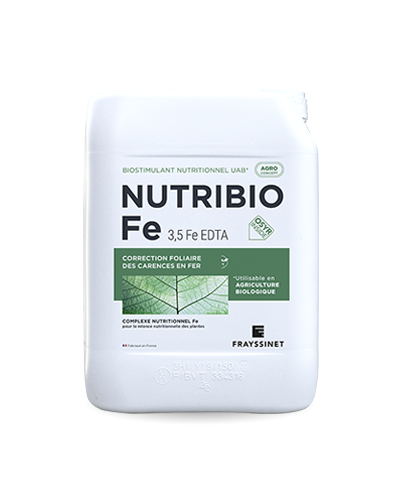 Biostimulant nutritionnel Fer bidon 10L Nutribio Fe Frayssinet