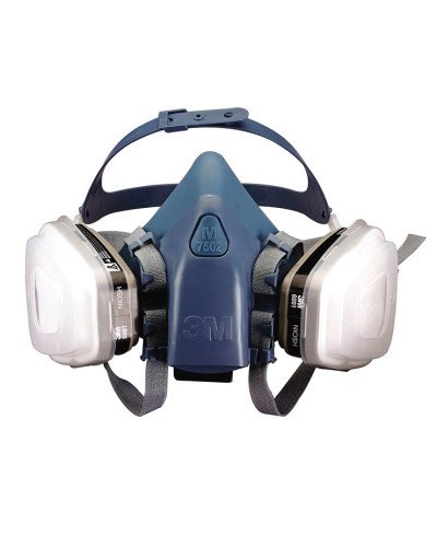 Demi-masque de protection respiratoire 7500 3M™ avec cartouches A2P3