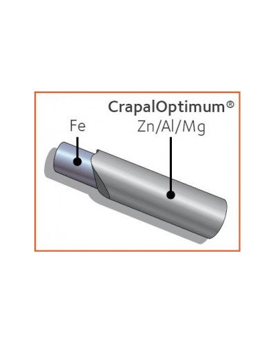 Fil à vigne crapal optimum 2mm