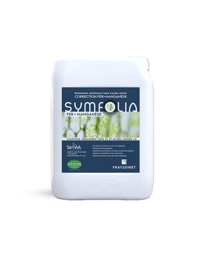 Biostimulant nutritionnel Fer et Manganèse BIO bidon 10L SYMFOLIA FE MN