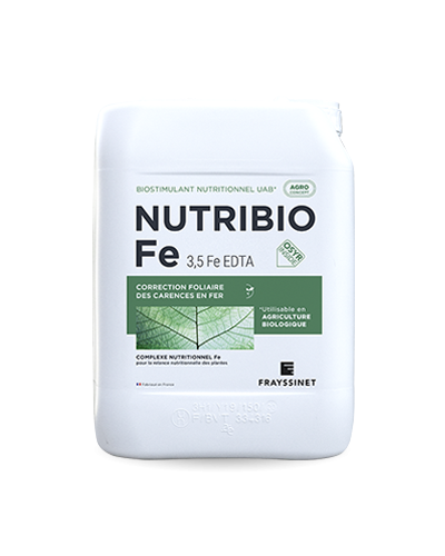 Nutribio Fe - Biostimulant Fer EDTA avec Osyr - Frayssinet