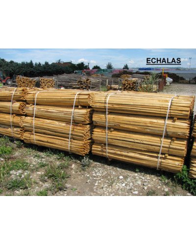 Echalas châtaignier écorcé 11/13 - 1m25