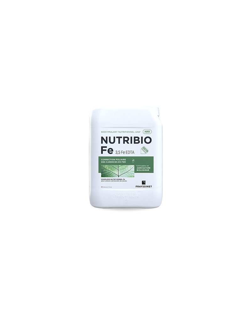 Nutribio Fe - Biostimulant Fer EDTA avec Osyr - Frayssinet