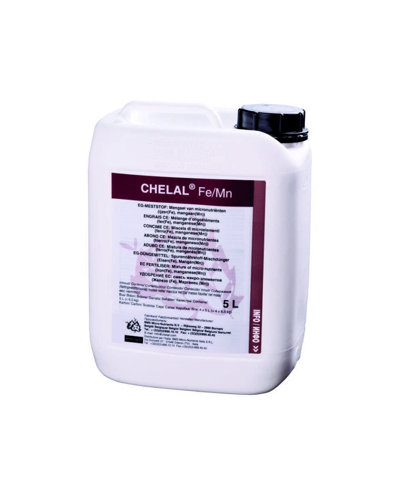 Fer et manganèse chélatés, engrais liquide Chelal Fe/Mn - BMS