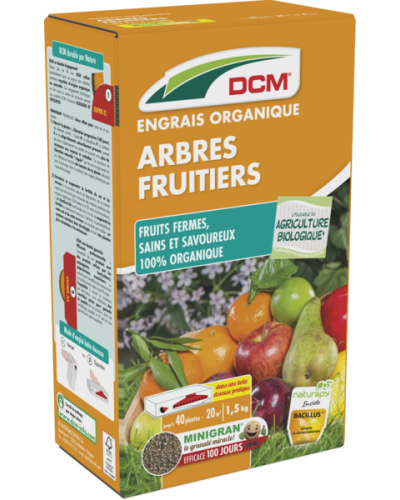 Engrais arbre fruitier 1.5kg DCM