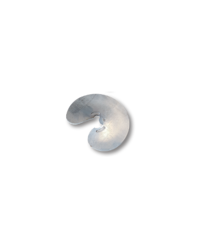 Disque hélicoïdal d'ancrage diamètre 100mm trous haricots