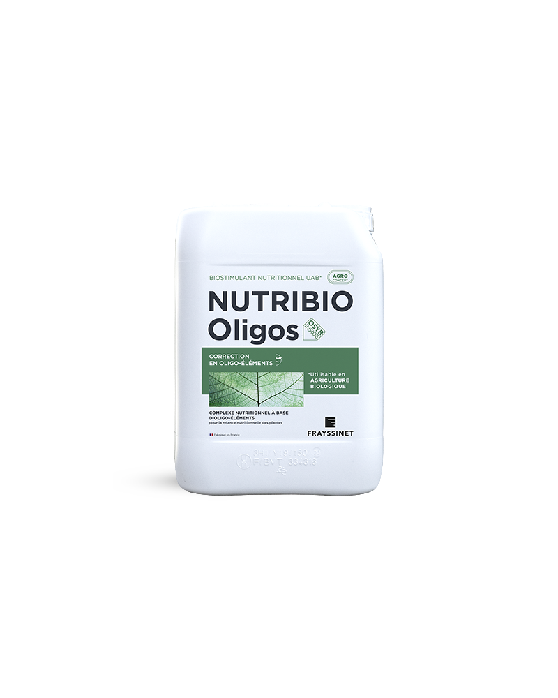 Biostimulant nutritionnel à base d'oligo-éléments BIO bidon 10L NUTRIBIO OLIGOS
