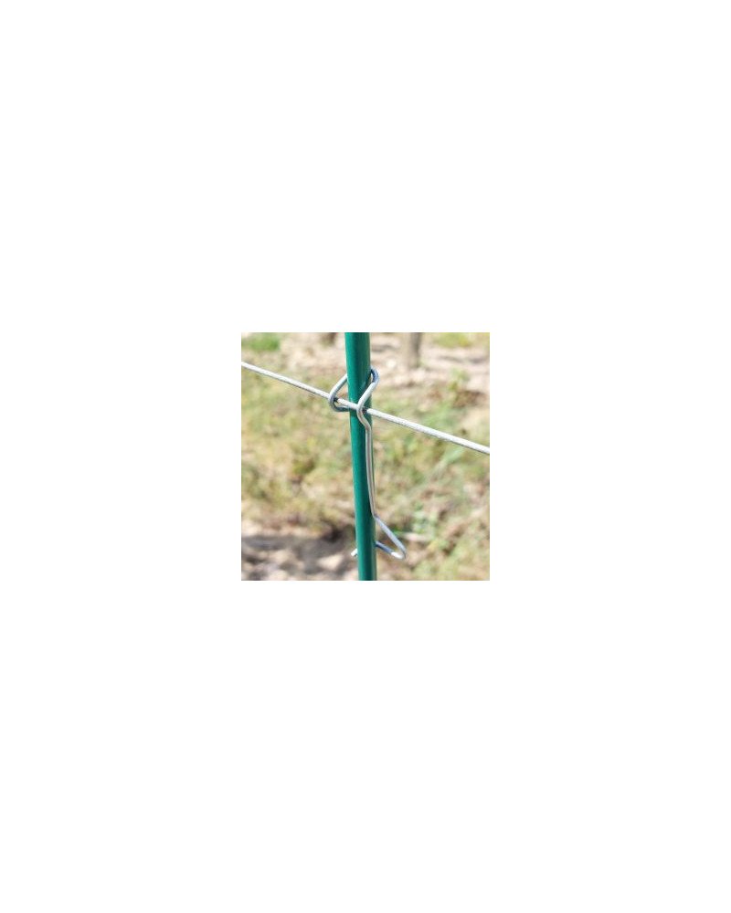 Attache pour tuteur rond diamètre 7/8mm sachet de 100 Clip speedy A