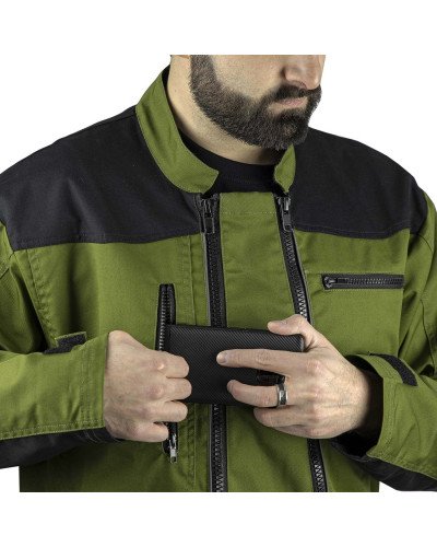 Combinaison double fermeture TRIDENT vert Taille 6/XXL - Marque LMA