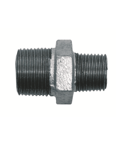 Mamelon réduit galvanisé diamètre 1"1/2 x 1" Mâle