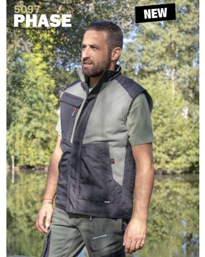 Gilet sans manches multipoche PHASE Taille 3/M- Marque LMA Gilet sans manches multipoche PHASE Taille 3/M- Marque LMA